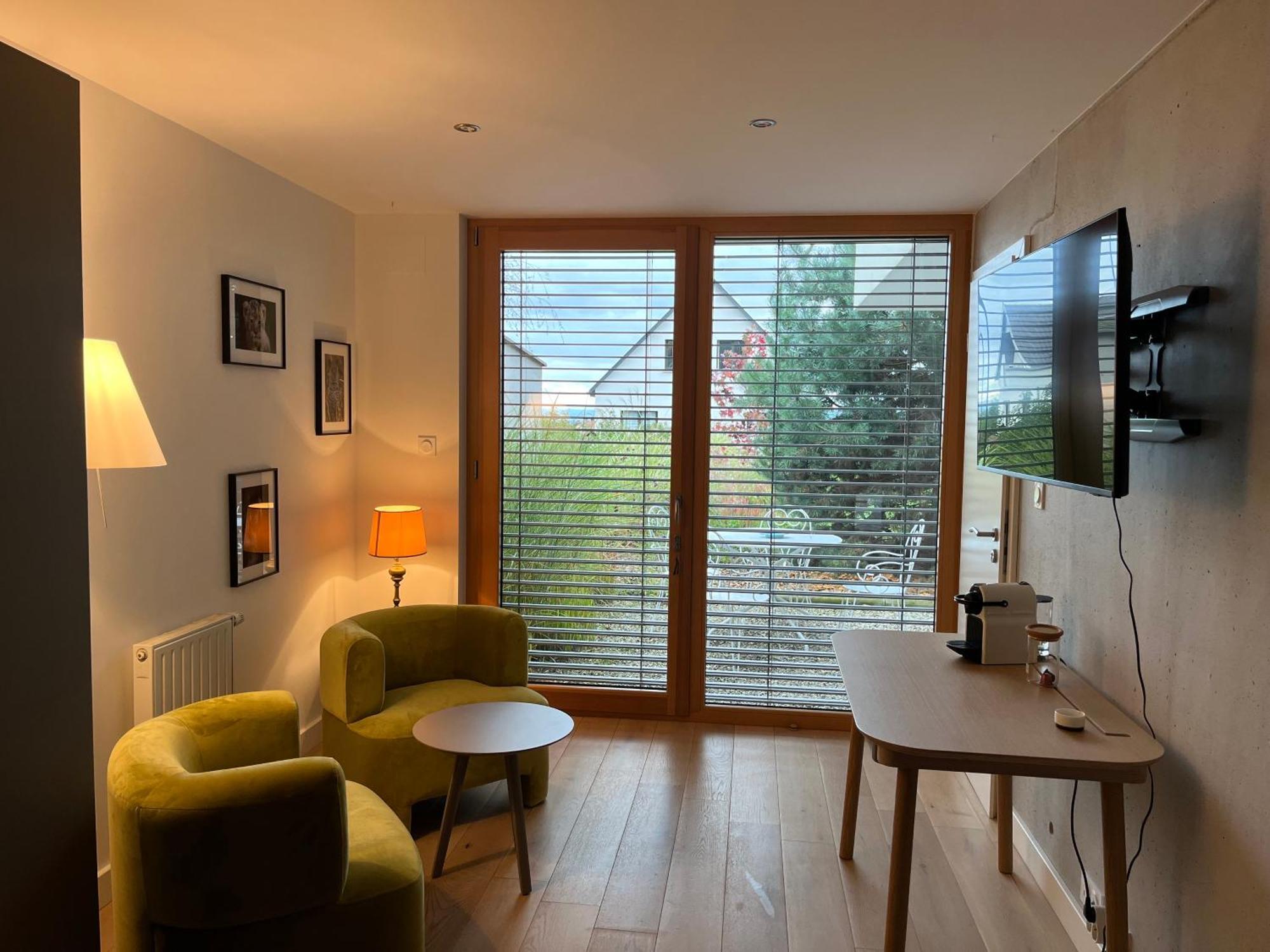 Chambre Double 2 P Luxe Aux Vignes Lovees, Entree Independante Рикевір Екстер'єр фото